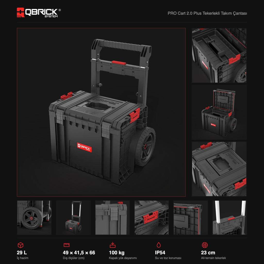Qbrick System PRO Cart 2.0 Plus teknik özellikler