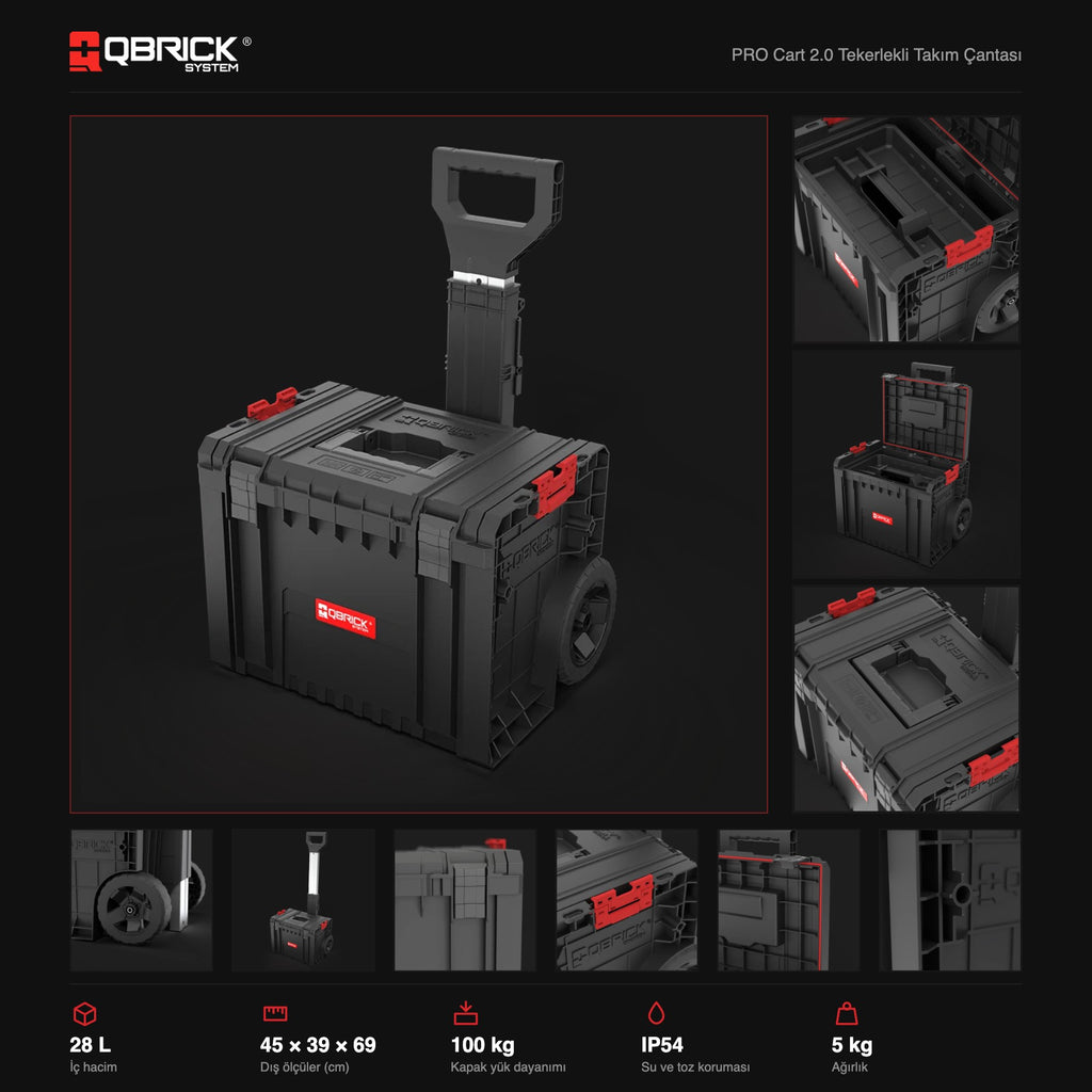 Qbrick System PRO Cart 2.0 teknik özellikler