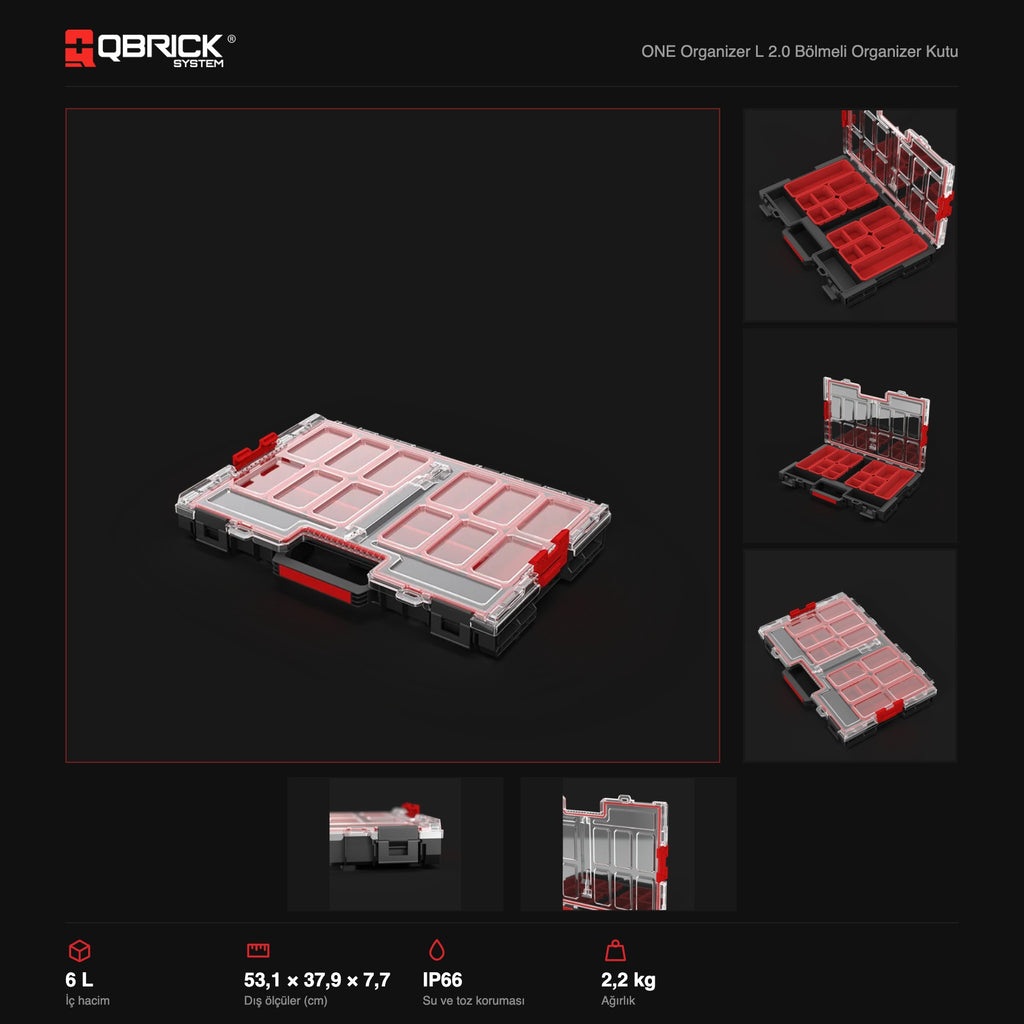 Qbrick System ONE Organizer L 2.0 teknik özellikler