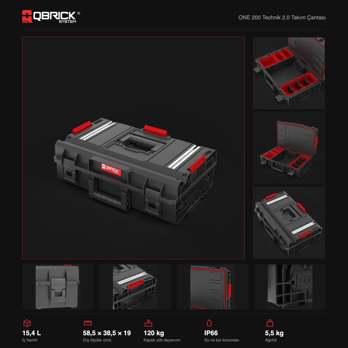 Qbrick System ONE 200 Technik 2.0 teknik özellikler