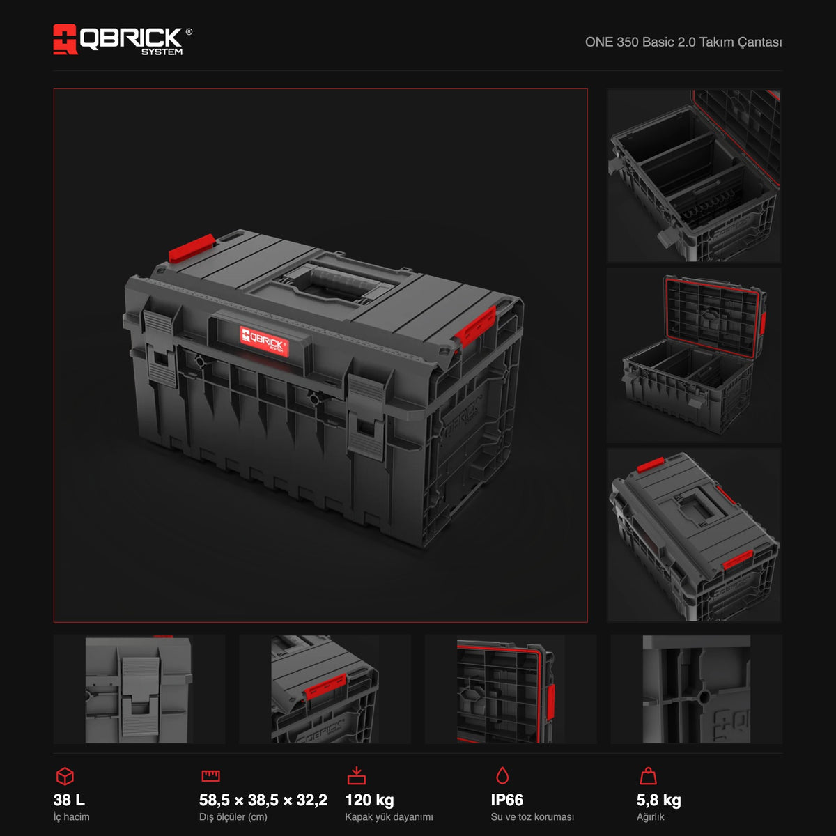 Qbrick System ONE 350 Basic 2.0 teknik özellikler