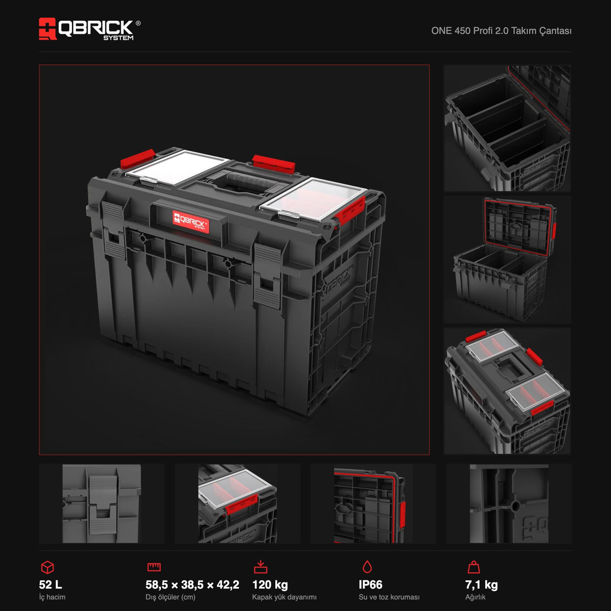Qbrick System ONE 450 Profi 2.0 teknik özellikler