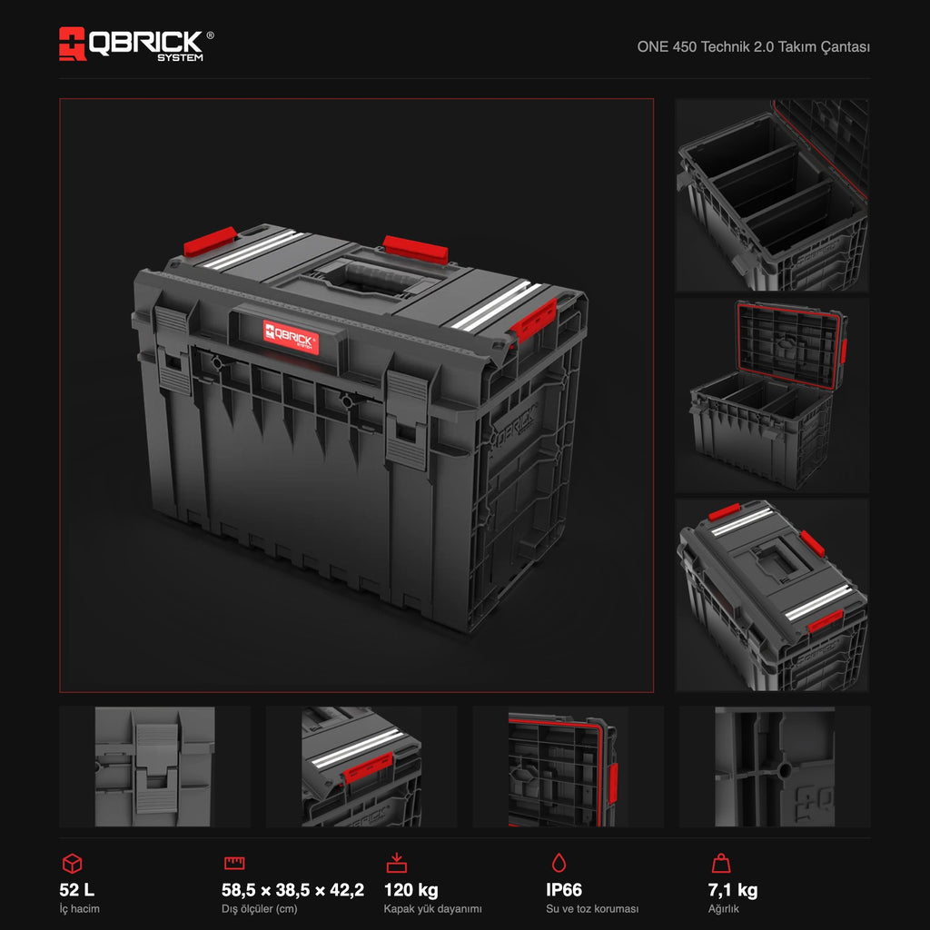 Qbrick System ONE 450 Technik 2.0 teknik özellikler