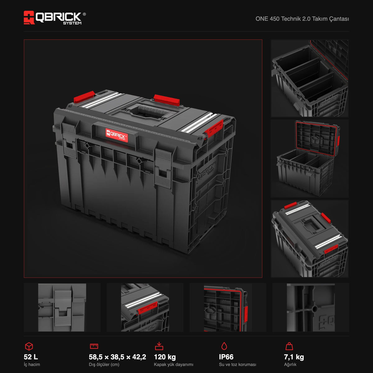 Qbrick System ONE 450 Technik 2.0 teknik özellikler