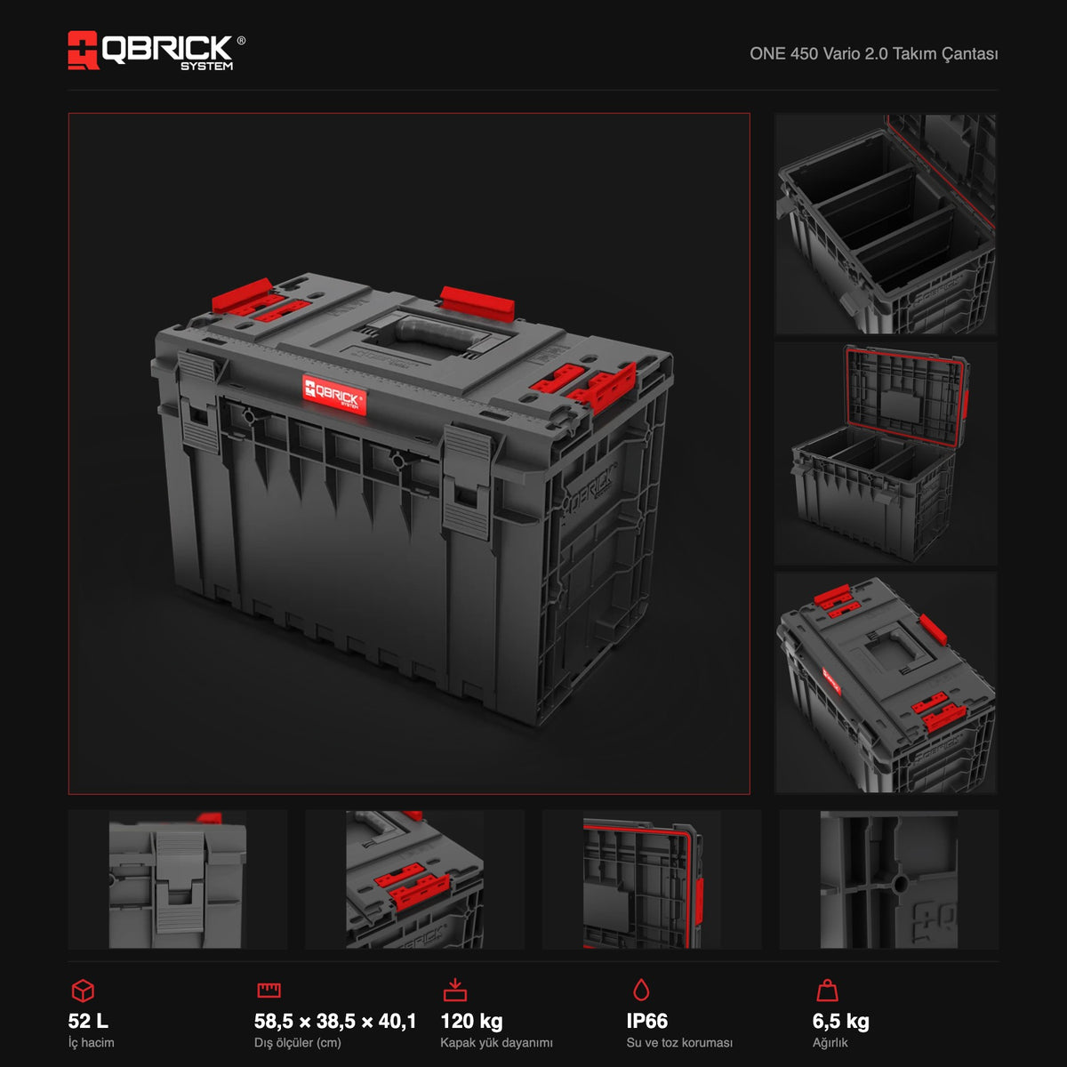 Qbrick System ONE 450 Vario 2.0 teknik özellikler