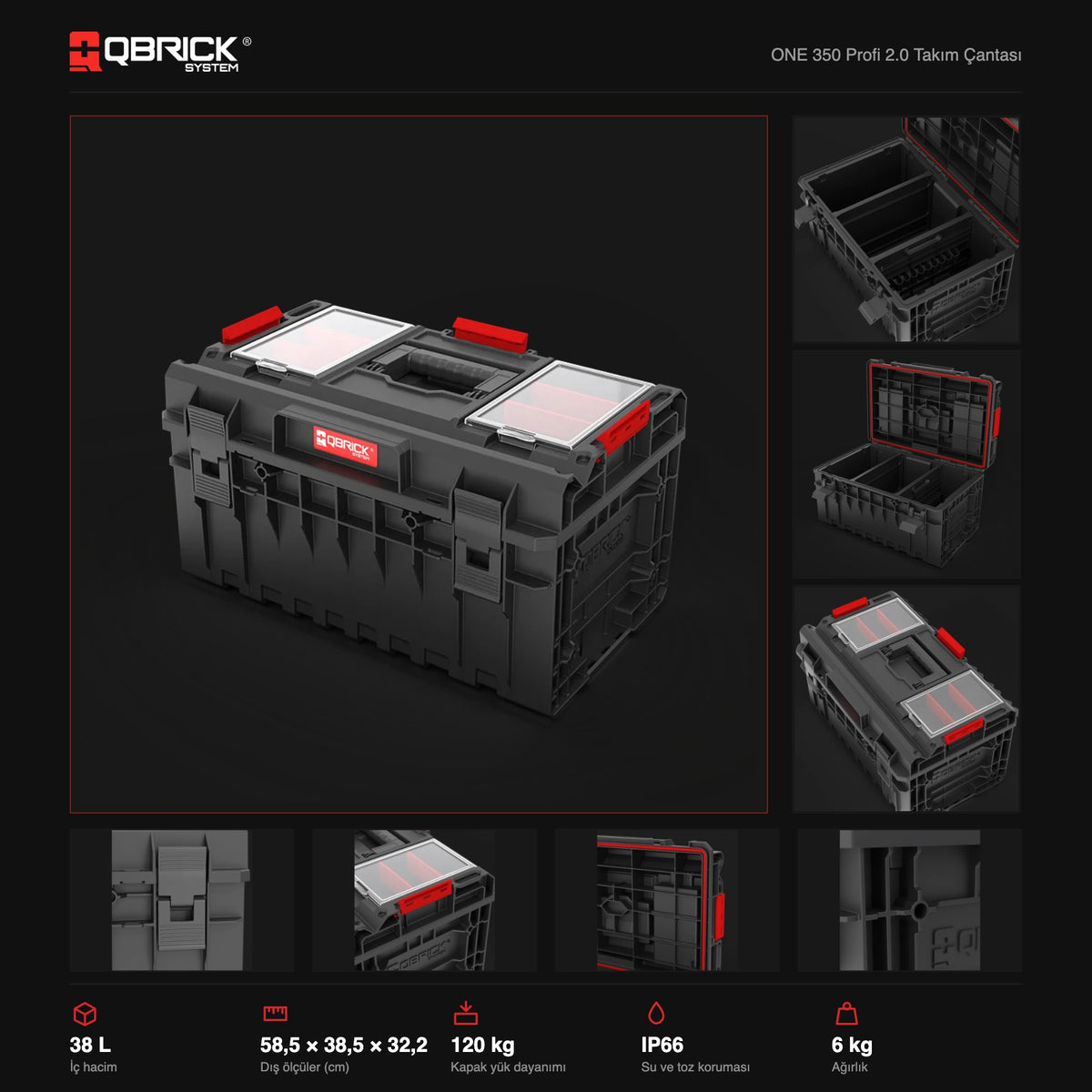 Qbrick System ONE 350 Profi 2.0 teknik özellikler