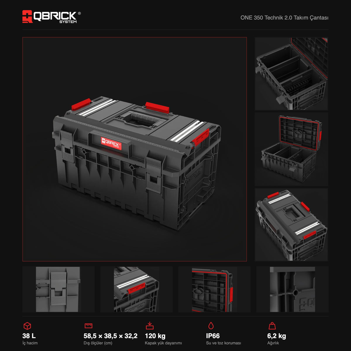 Qbrick System ONE 350 Technik 2.0 teknik özellikler