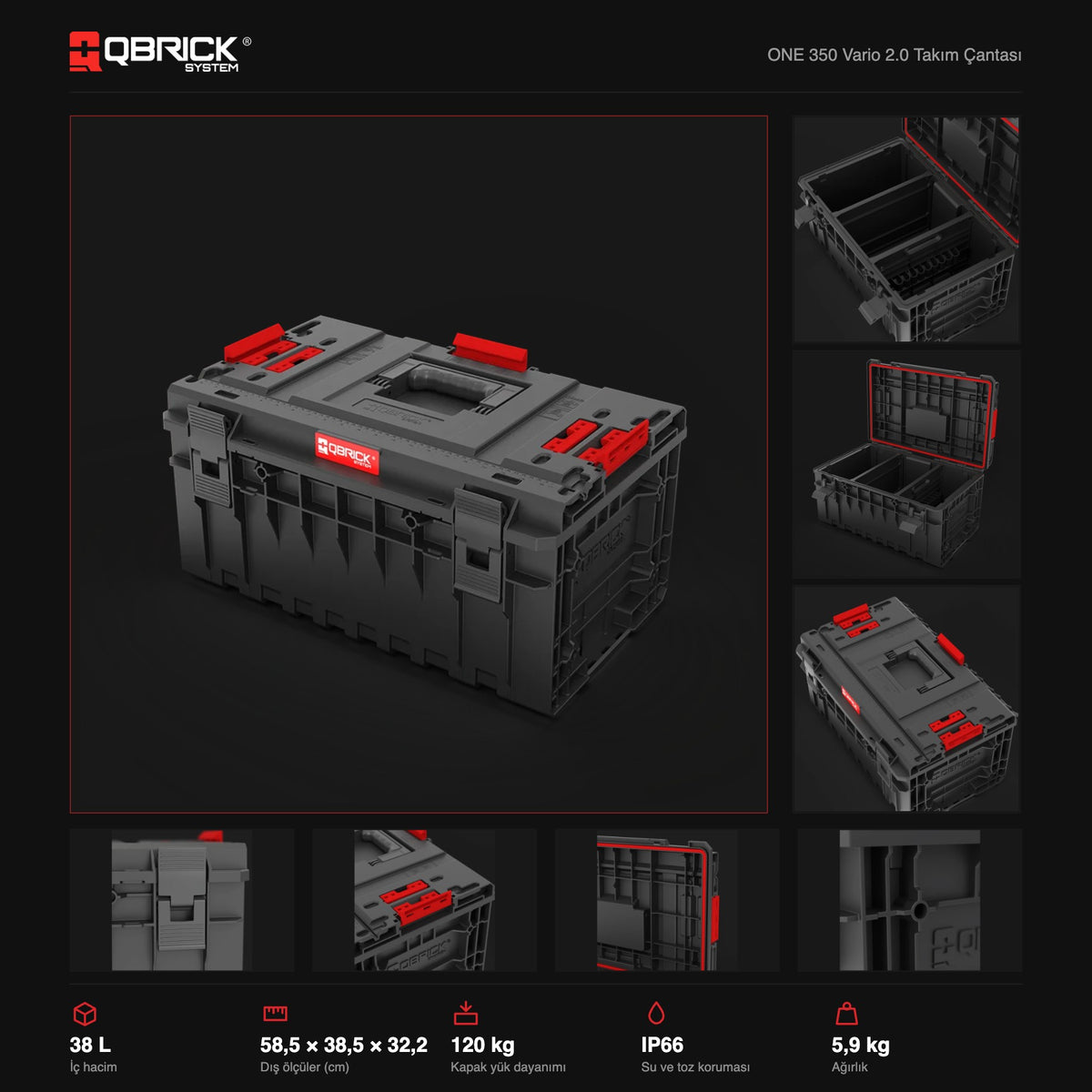 Qbrick System ONE 350 Vario 2.0 teknik özellikler