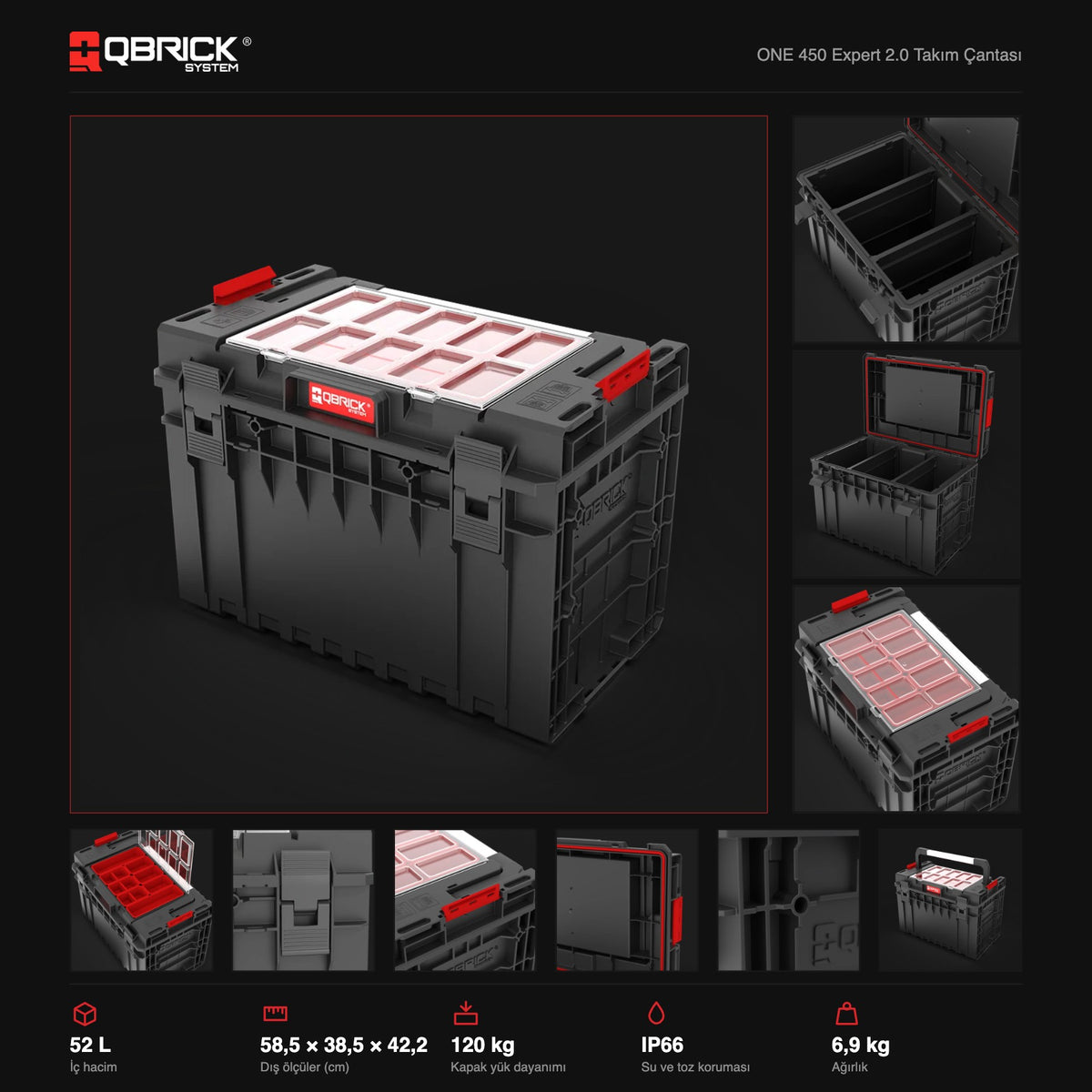 Qbrick System ONE 450 Expert 2.0 teknik özellikler