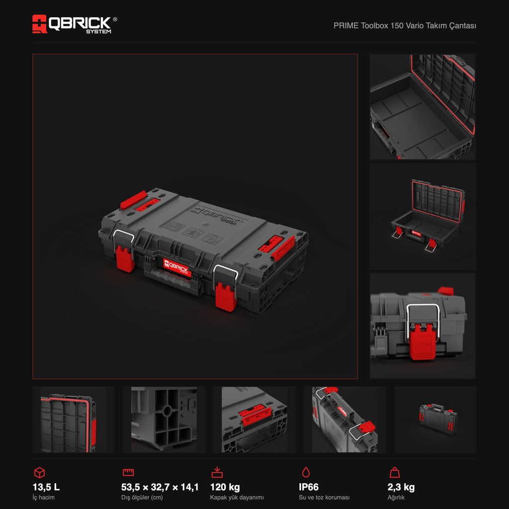 Qbrick System PRIME Toolbox 150 Vario teknik özellikler