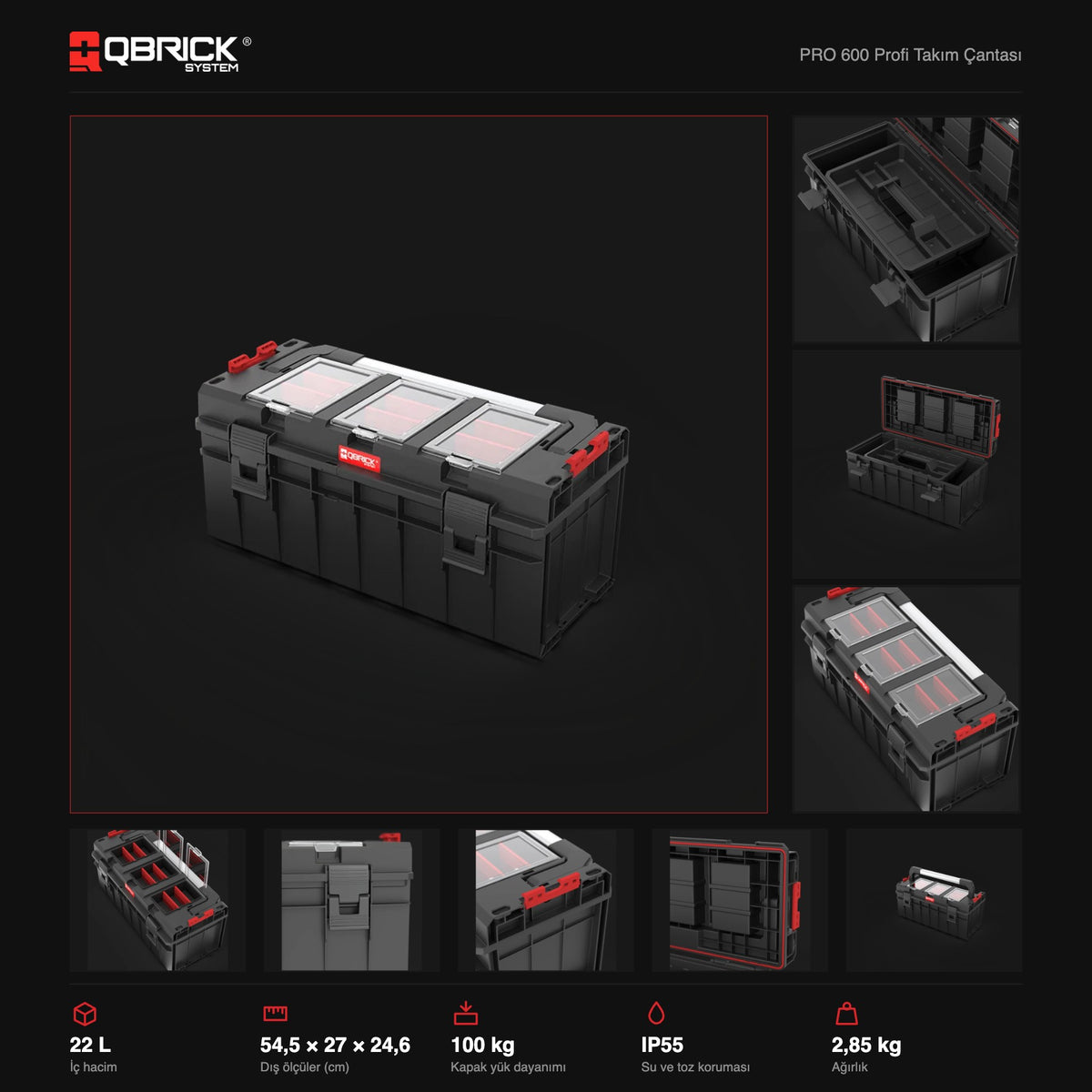Qbrick System PRO 600 Profi teknik özellikler
