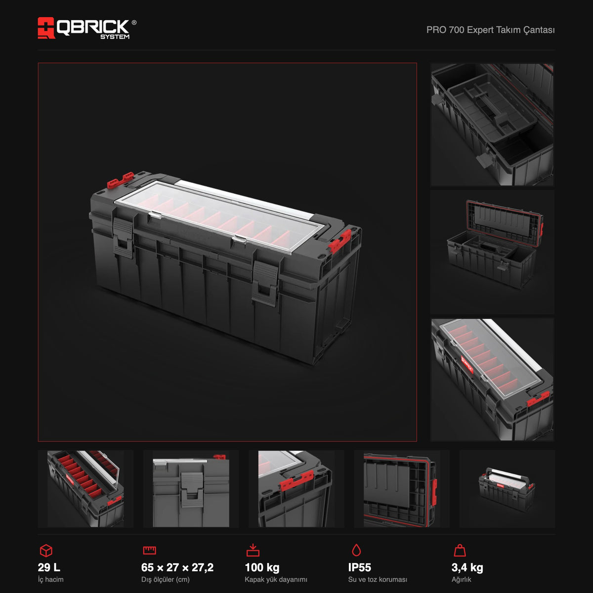 Qbrick System PRO 700 Expert teknik özellikler