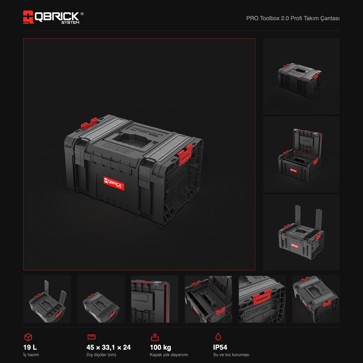 Qbrick System PRO Toolbox 2.0 Profi teknik özellikler