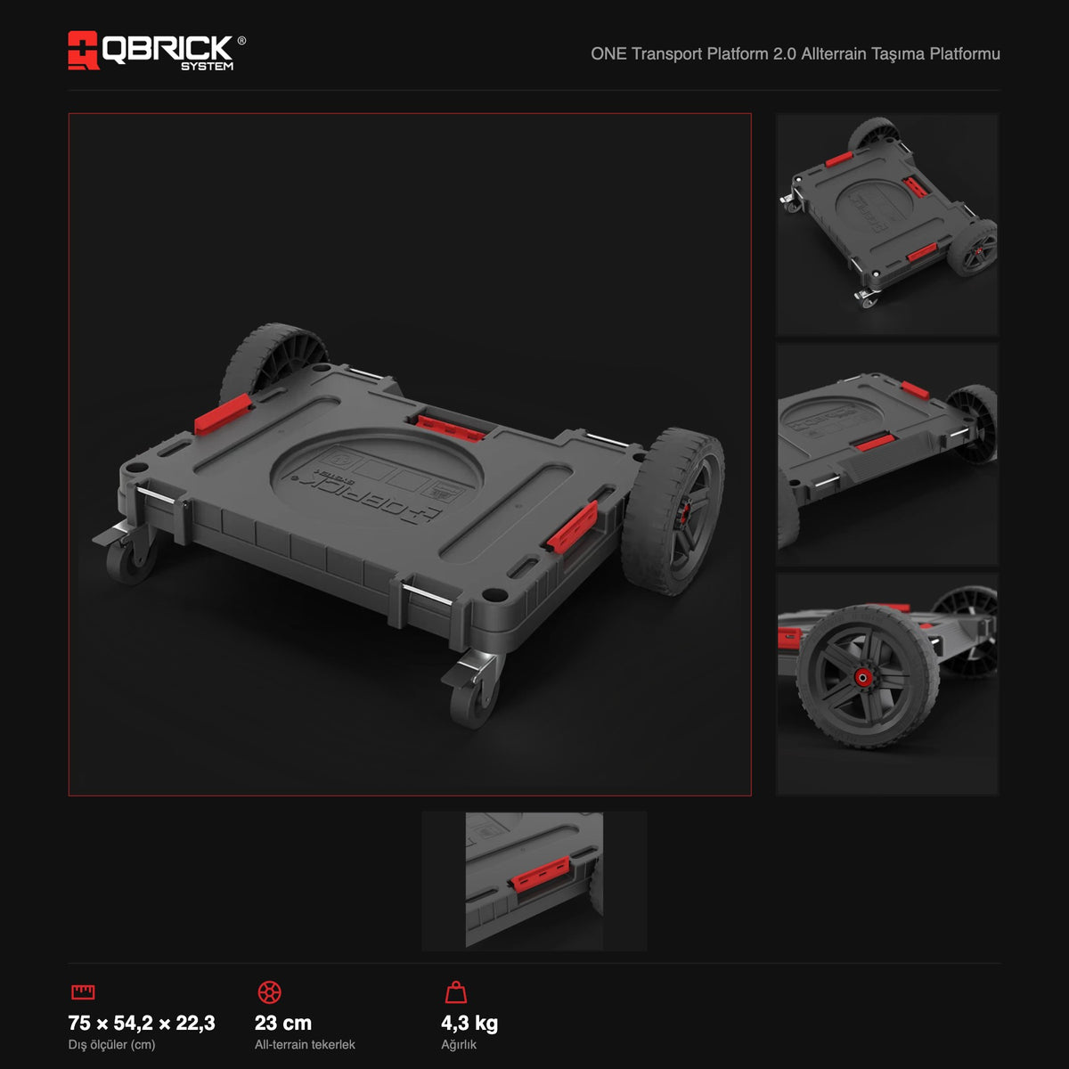 Qbrick System ONE Transport Platform 2.0 Allterrain teknik özellikler