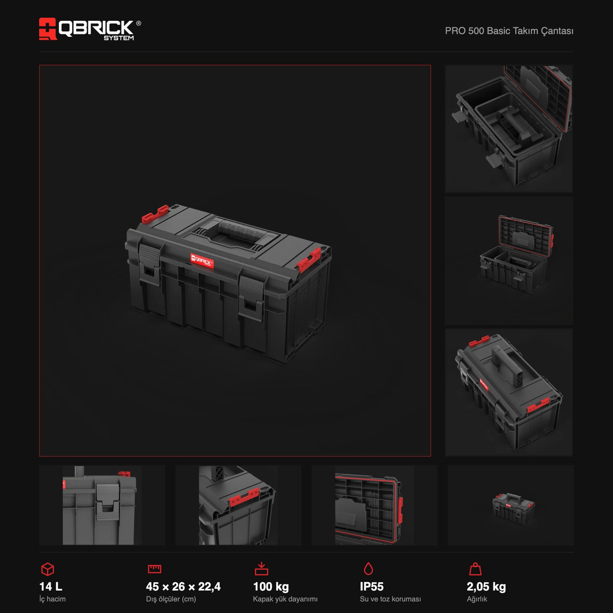 Qbrick System PRO 500 Basic teknik özellikler