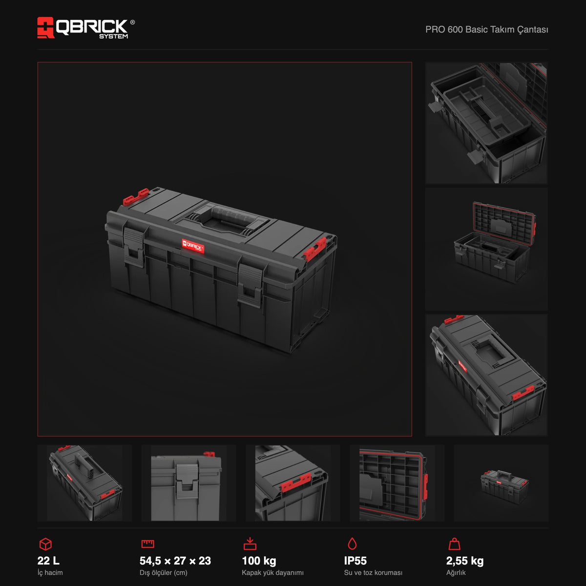 Qbrick System PRO 600 Basic teknik özellikler