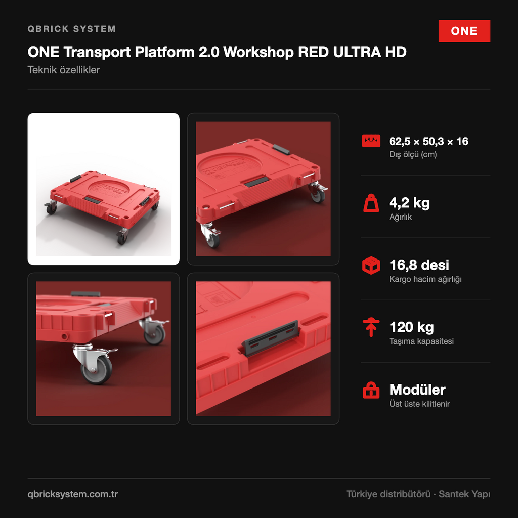 Qbrick System ONE Transport Platform 2.0 Workshop RED ULTRA HD Taşıma Platformu teknik özellikler